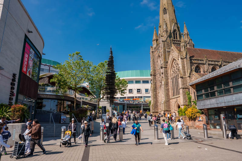 Image of Birmingham in the summer