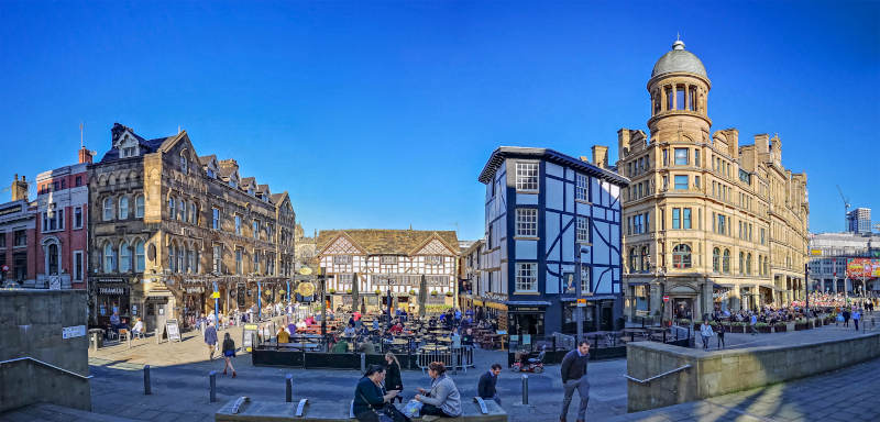 Image of Shambles Square in Manchester