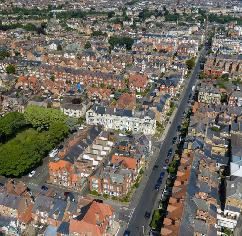 Aerial photo of Scarborough