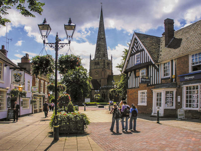 Image of a street in Solihull