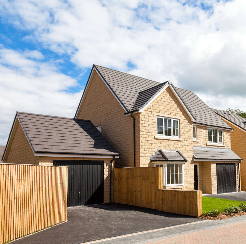 Image of a new build house in Solihull